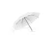 Parapluie publicitaire avec manche combiné couleur blanc