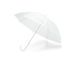 Parapluie transparent personnalisé couleur blanc