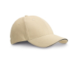 Casquette publicitaire avec une boucle en métal couleur beige