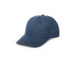 Casquette en jeans personnalisée avec le logo couleur bleu