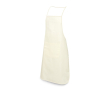 Superbe tablier en coton avec une poche couleur beige