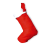 Chaussette de Noël personnalisable couleur rouge