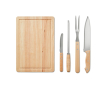 Set de 4 accessoires pour le barbecue couleur noir