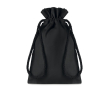 Sachet en coton personnalisé pour cadeau couleur noir