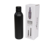 Bouteille inox personnalisable métallique couleur noir
