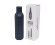 Bouteille inox personnalisable métallique couleur bleu