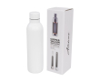 Bouteille inox personnalisable métallique couleur blanc
