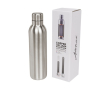 Bouteille inox personnalisable métallique couleur argenté