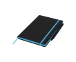 Carnet publicitaire A5 avec détail de couleurs couleur bleu ciel