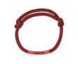 Bracelet corde personnalisable avec le logo couleur rouge