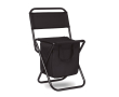 Chaise pliable publicitaire avec un frigo couleur noir