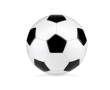Petit ballon de football personnalisable couleur blanc
