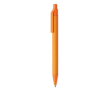 Stylo publicitaire écologique en papier et maïs couleur orange