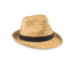 Chapeau de paille personnalisé pas cher couleur noir