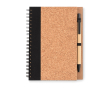 Carnet personnalisé avec logo écologique couleur noir