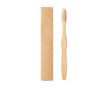 Brosse à dent en bambou et nylon couleur blanc