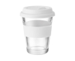 Beau verre pour publicité personnalisable couleur blanc