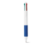 Stylo antidérapant avec 4 couleurs différentes couleur bleu
