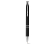 Stylo publicitaire avec des finitions métalliques couleur noir