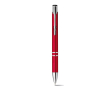 Stylo publicitaire avec des finitions métalliques couleur rouge