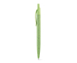Stylo personnalisé écologique en paille de blé couleur vert clair