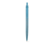 Stylo personnalisé écologique en paille de blé couleur bleu ciel
