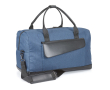Sac de voyage avec détails en similicuir couleur bleu