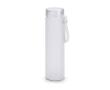 Gourde en verre personnalisable de 470 ml couleur blanc
