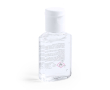 Gel hydroalcoolique personnalisé avec logo couleur blanc