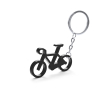 Porte-clés publicitaire en forme de vélo couleur noir