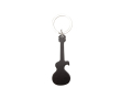 Porte-clés décapsuleur en forme de guitare couleur noir