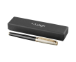 Luxueux stylo roller avec un bouchon doré couleur doré