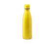 Bouteille en acier inox personnalisée couleur jaune