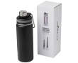 Bouteille sportive en acier inoxydable couleur noir