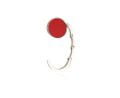 Accroche sac personnalisable pas cher couleur rouge