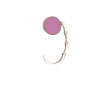 Accroche sac personnalisable pas cher couleur rose