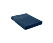Grande serviette personnalisable en coton couleur bleu