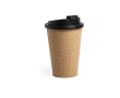 Mug take away écologique en liège couleur marron