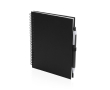 Cahier à spirale personnalisé avec stylo couleur noir