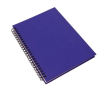 Carnets publicitaires imprimés avec logo couleur bleu