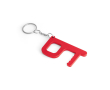 Porte-clés anti-contact personnalisable couleur rouge