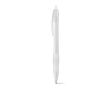 Stylo publicitaire pas cher en plastique couleur blanc