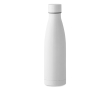 Élégante bouteille en acier inoxydable couleur blanc