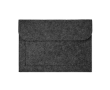 Porte-document personnalisable en feutre couleur gris foncé