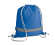Sac à cordon personnalisable réfléchissant couleur bleu roi