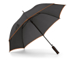Élégant parapluie avec revers en couleurs couleur orange