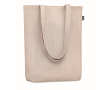 Sac imprimé avec le logo en chanvre couleur beige
