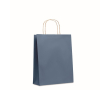 Sac en papier personnalisable couleur bleu