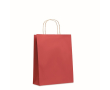 Sac en papier personnalisable couleur rouge