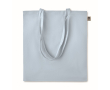 Sac écologique en coton organique couleur bleu ciel